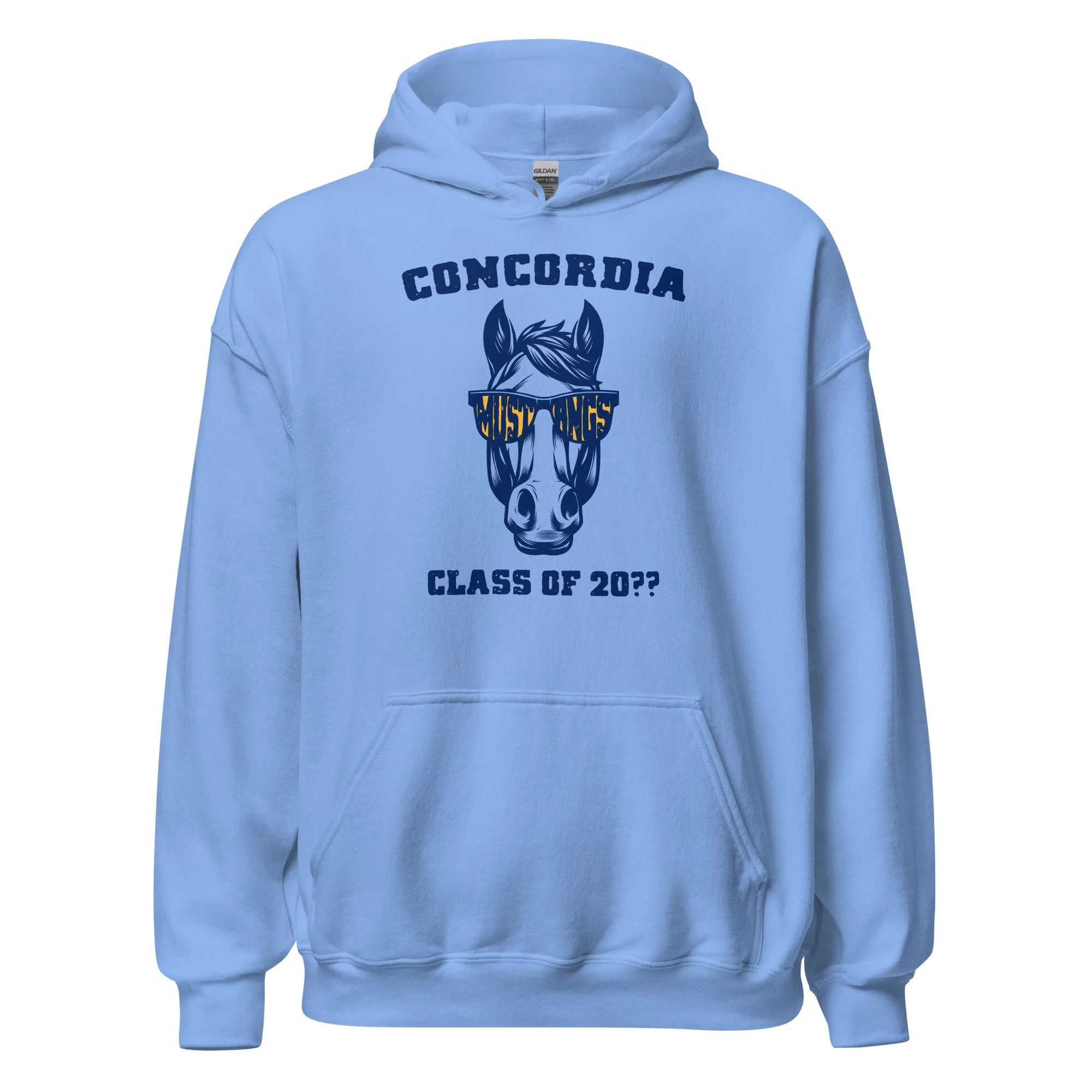 Class of 20?? Mustang Sunglasses Hoodie - Gildan