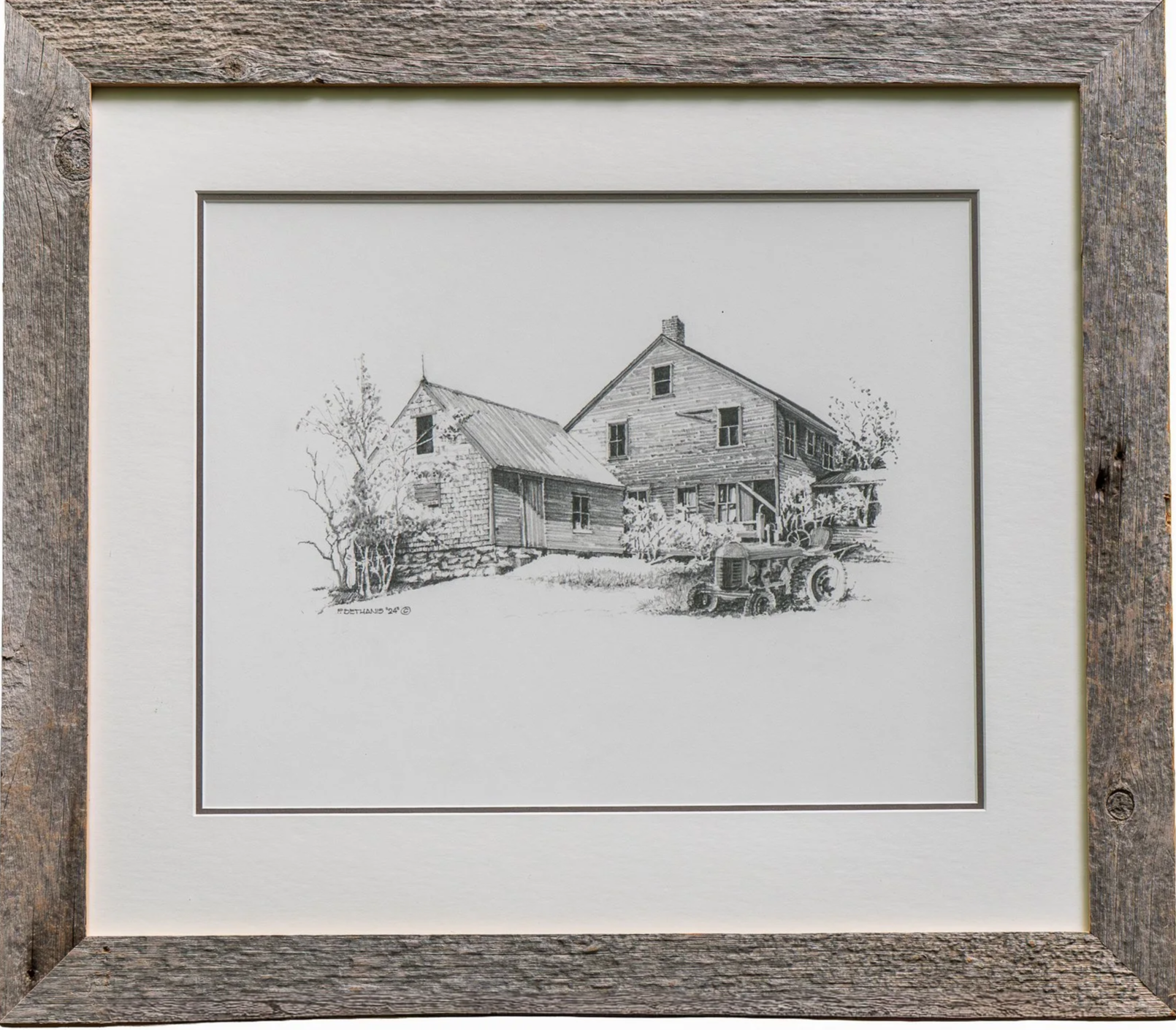 Old House with Tractor