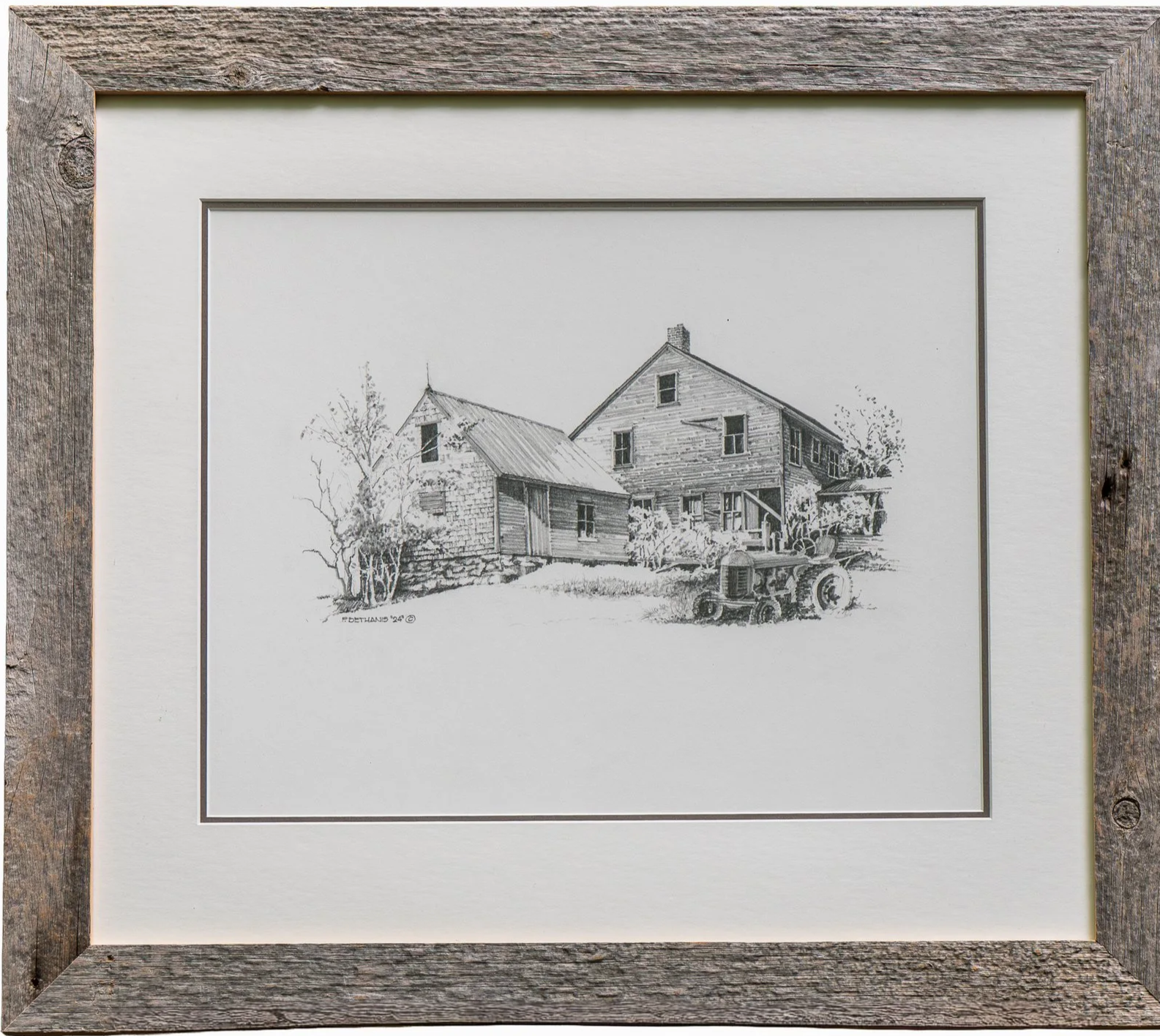 Old House with Tractor