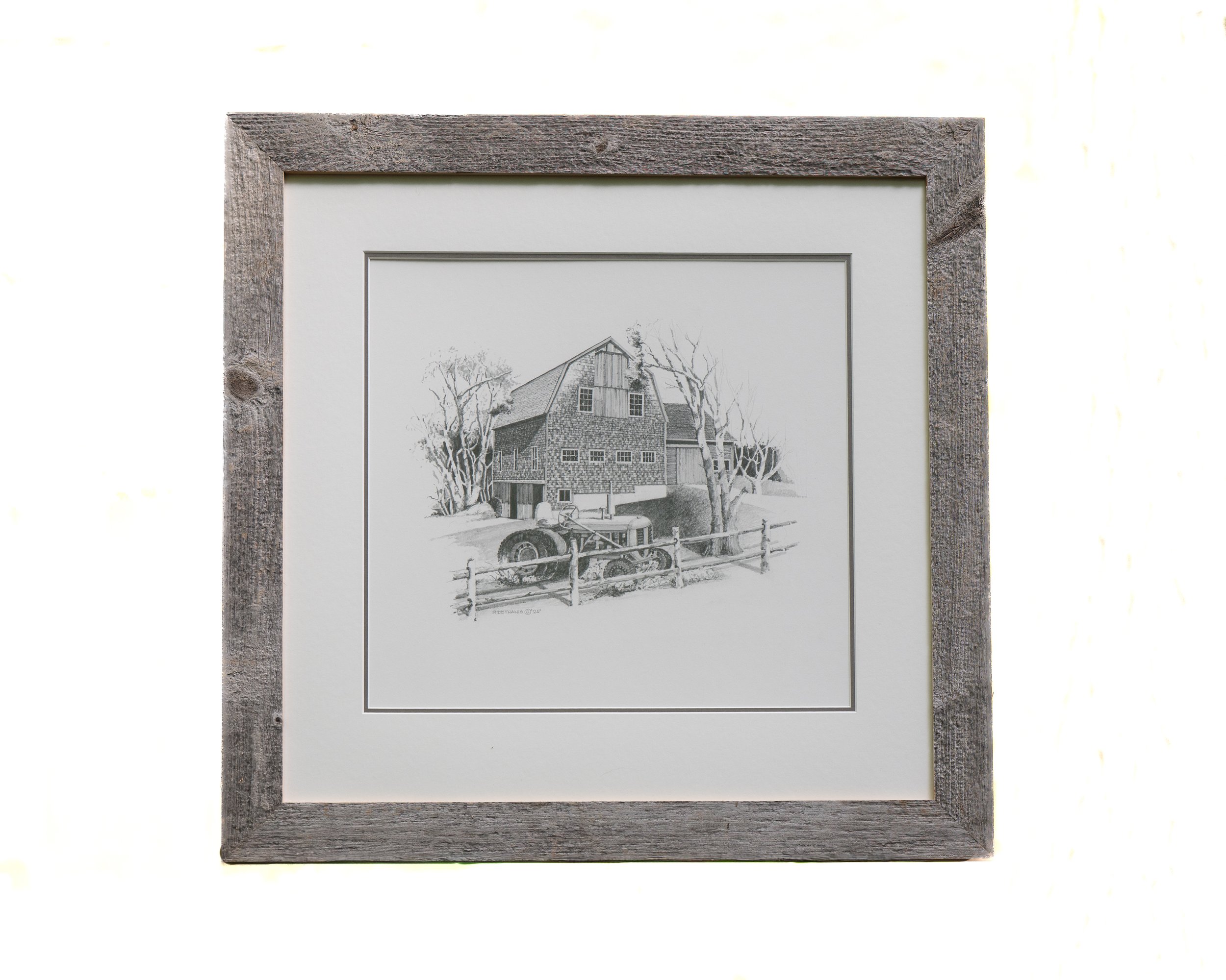Barn with Tractor