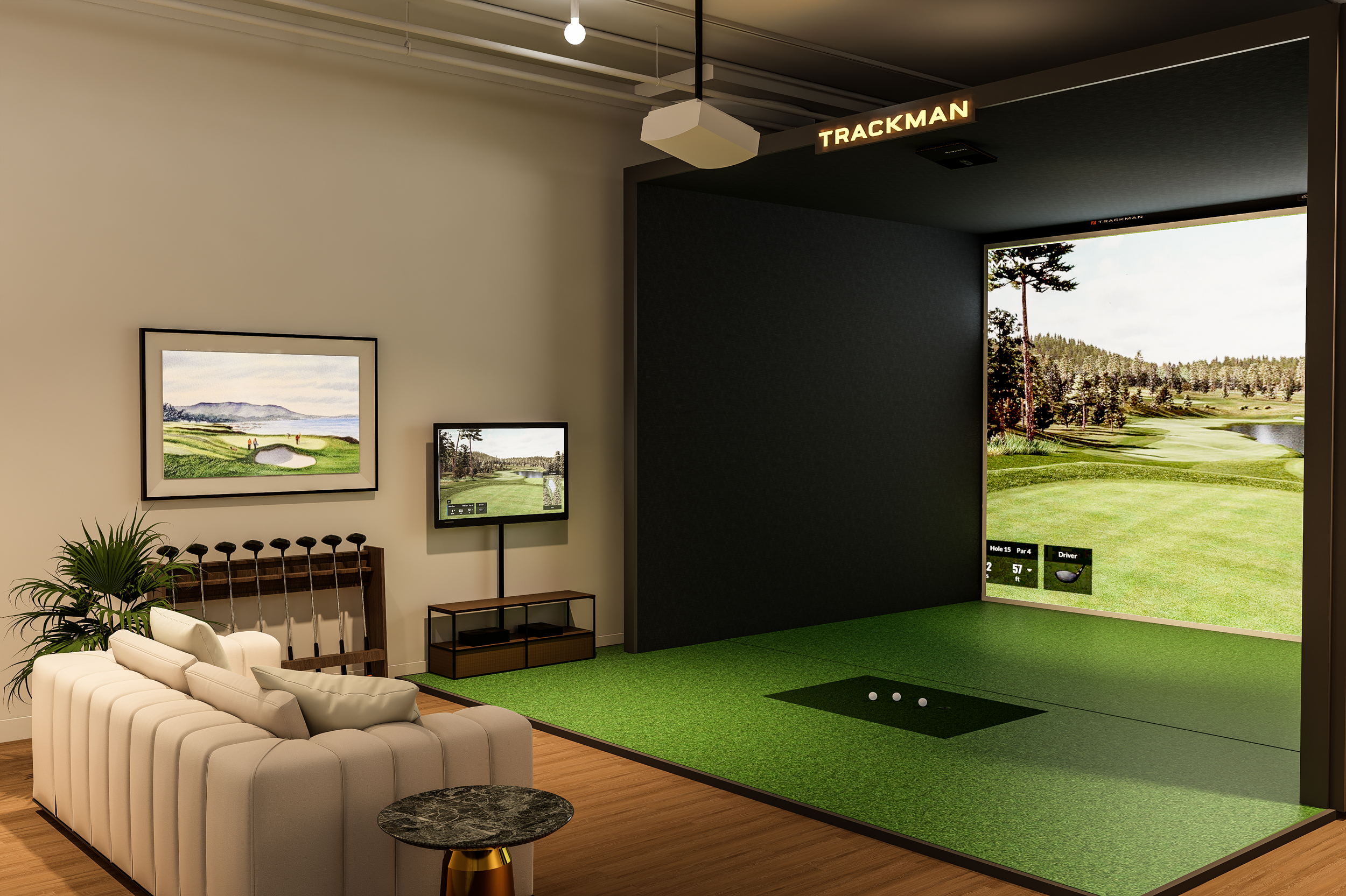 TrackMan iO bay