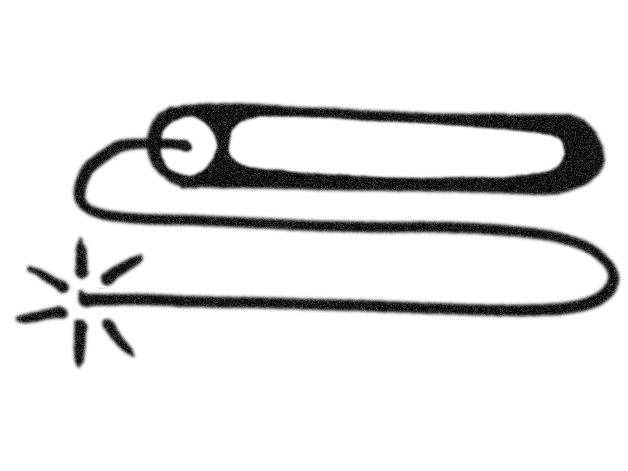 Black silhouette of a stick of dynamite