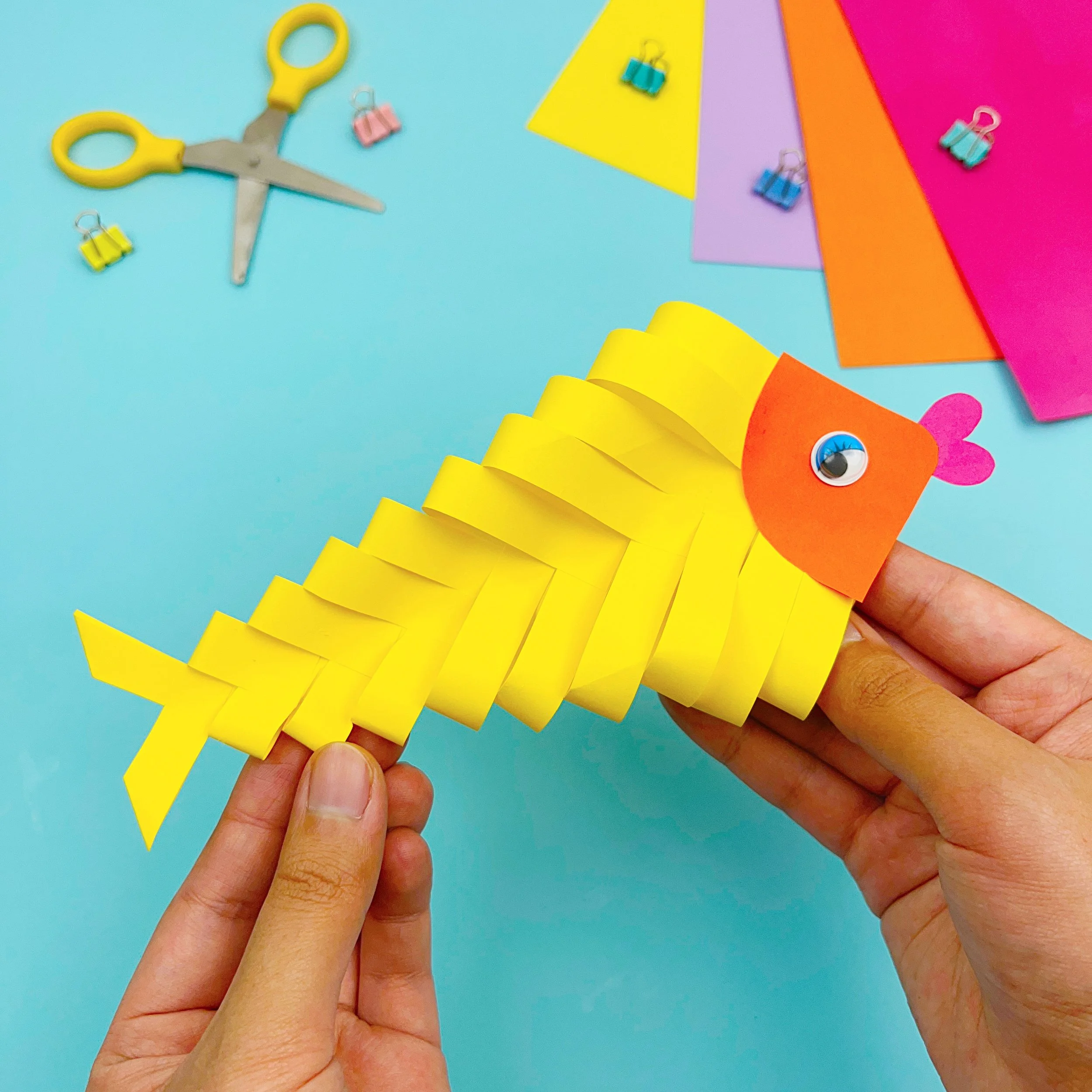 Scaly Fish Craft Template