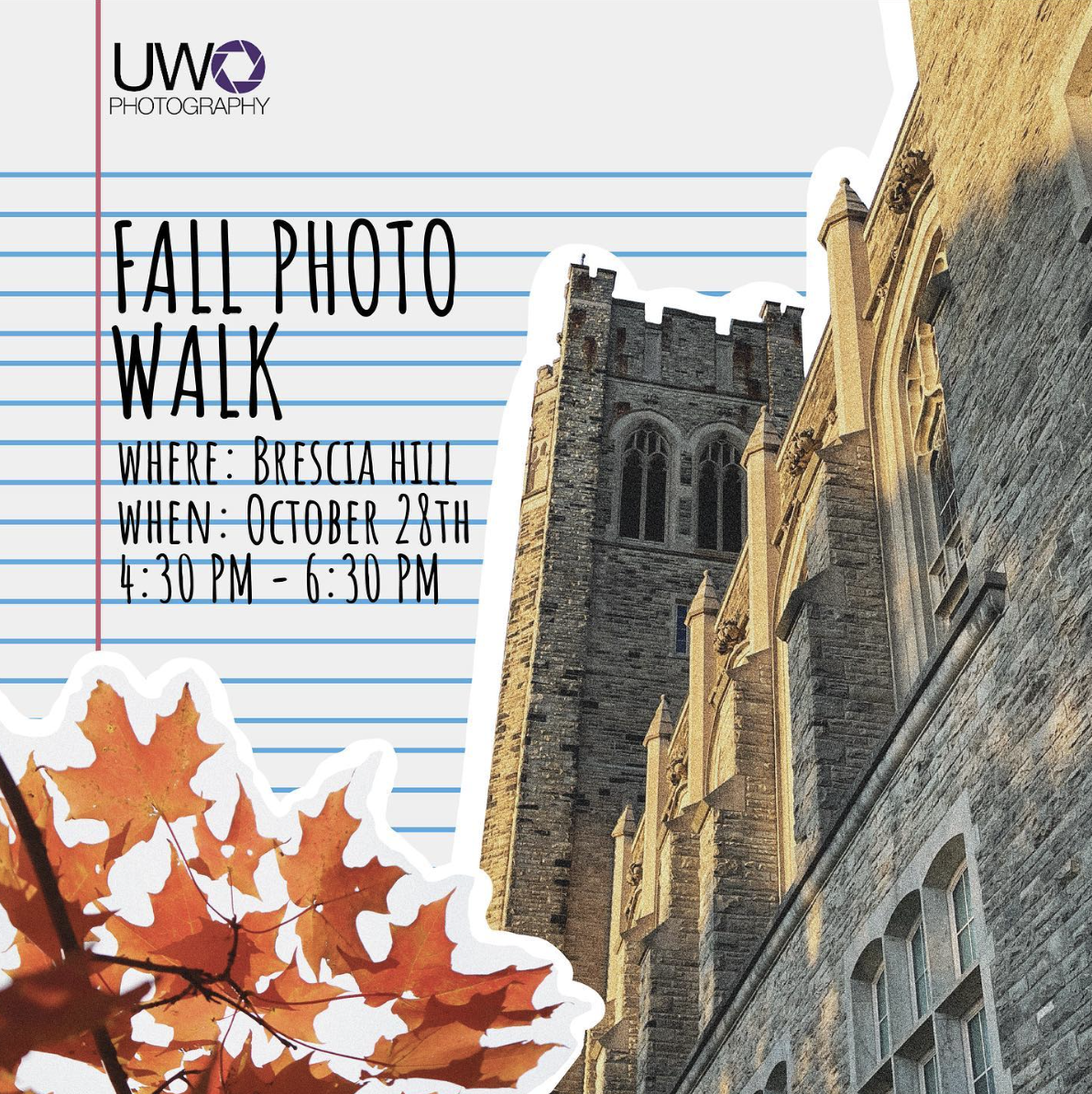 Western Photography Club: Photo Walk Instagram Post