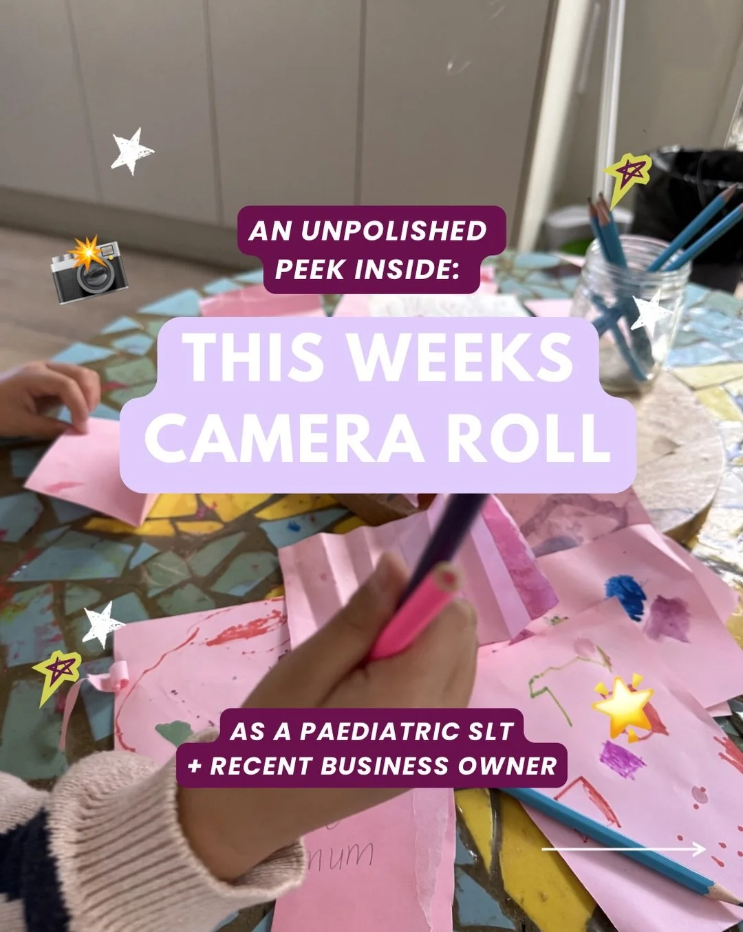 A collection of (very) random moments BTS of a week fueld by coffee &amp; vitamin C! 🫣🌟