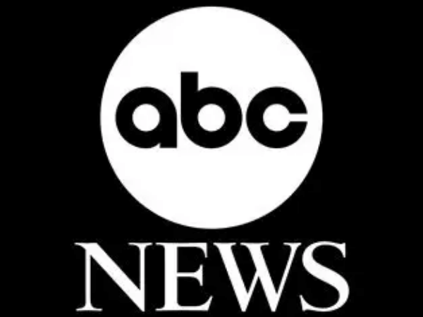 ABC News logo with black background and white text.
