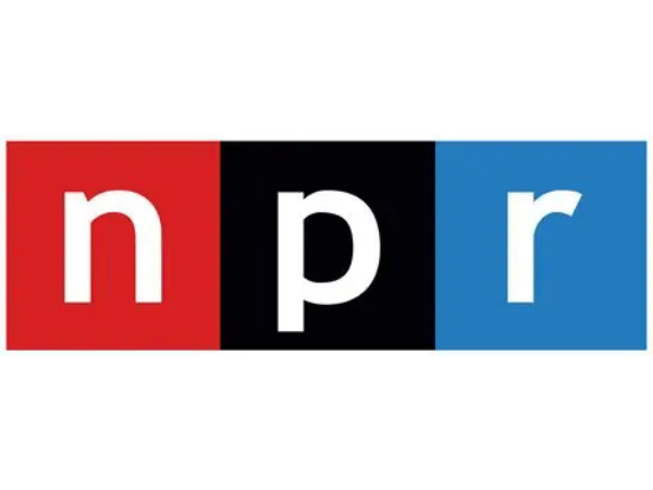 NPR logo with red, black, and blue squares each containing a lowercase letter 'n', 'p', and 'r' respectively.