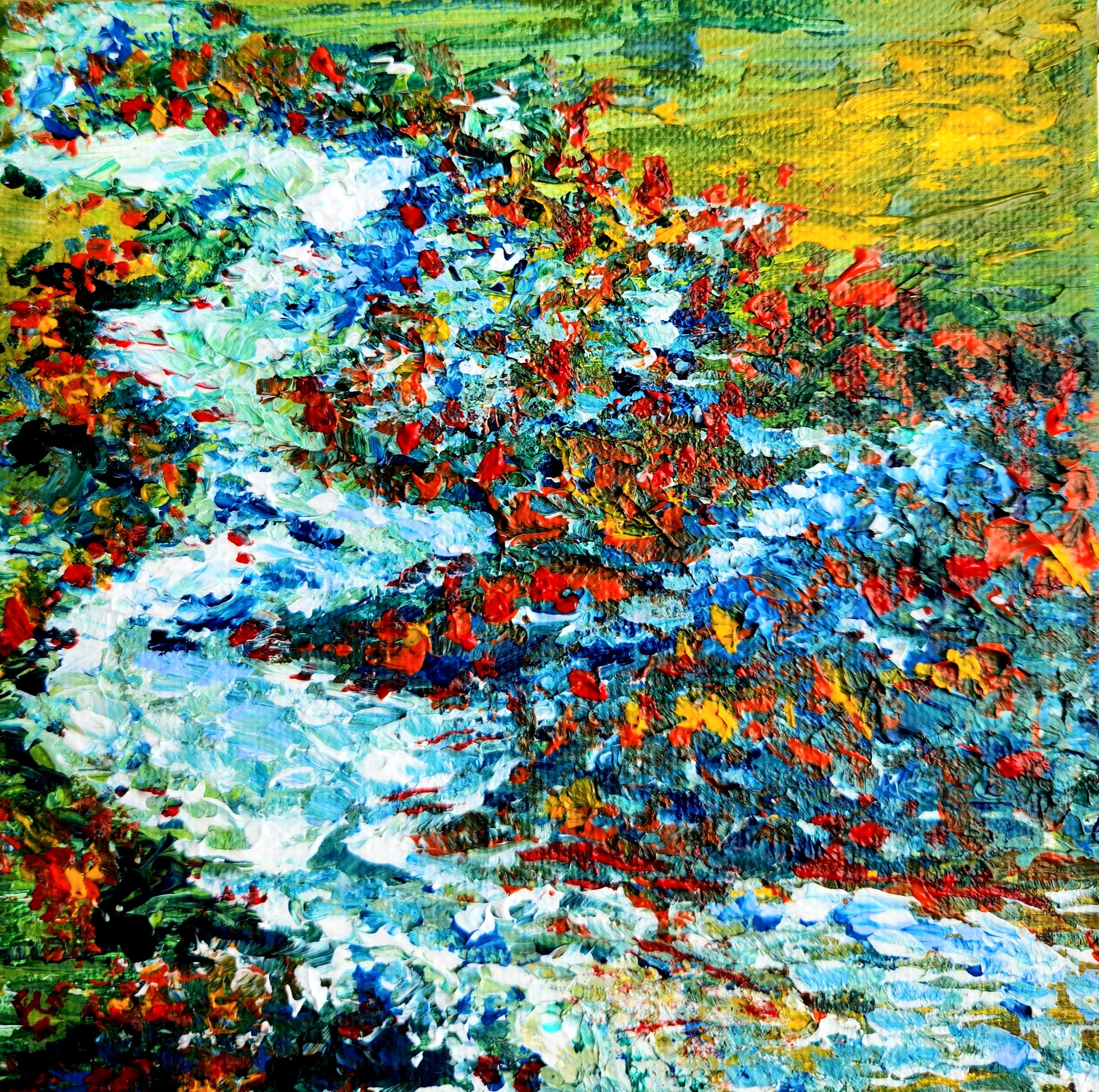Happy Accidents
Acrylic Paint
6"x6"