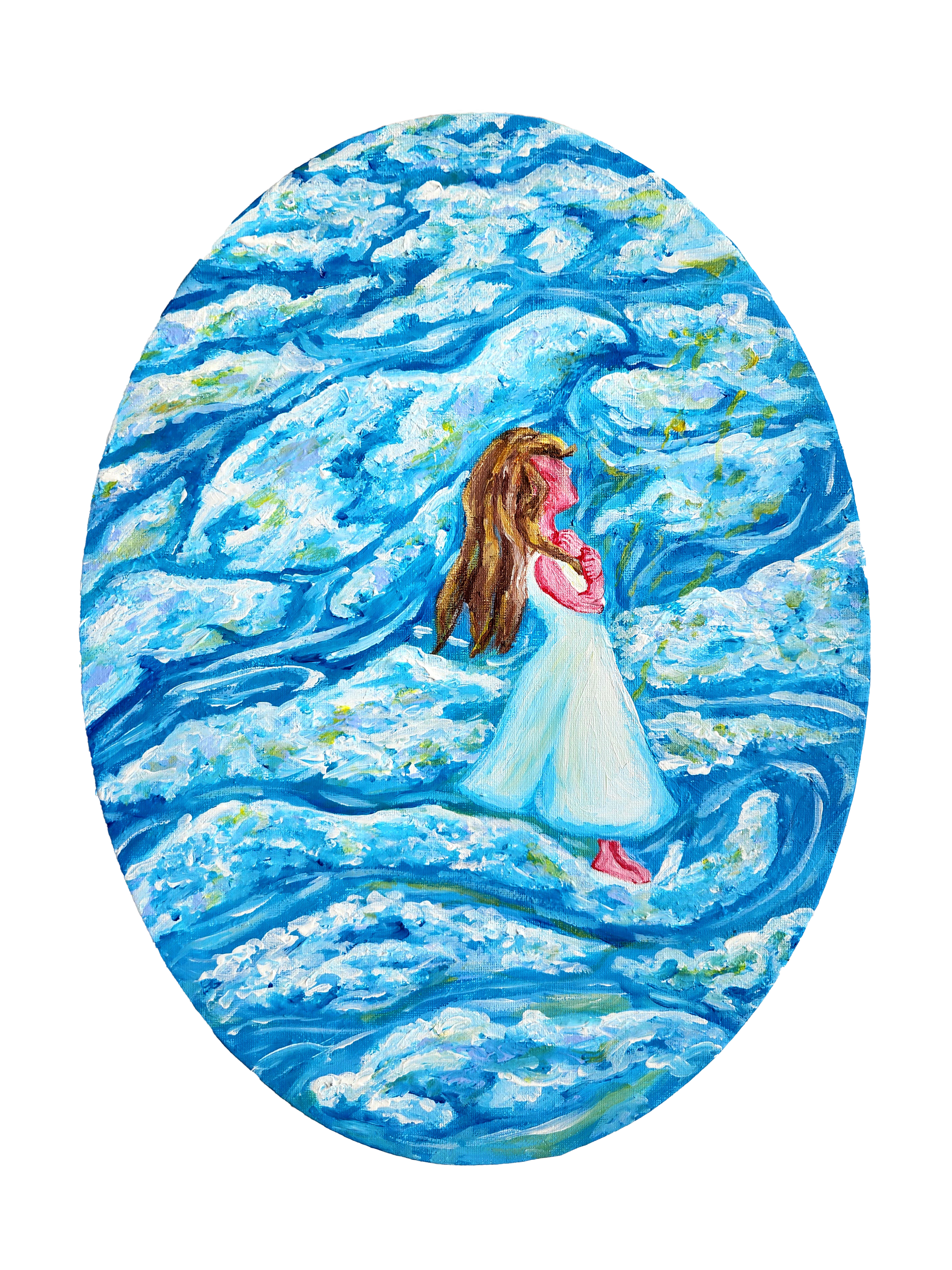 Head In The Clouds
Acrylic Paint
16"x12"