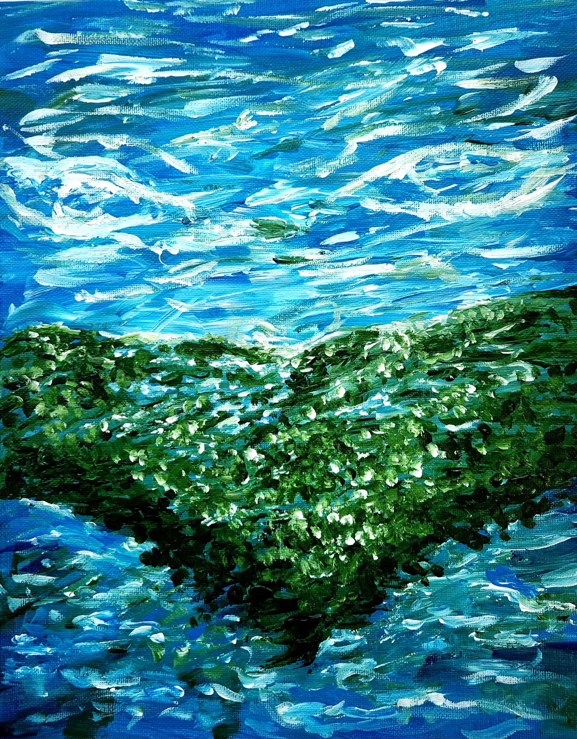 The Outlooker
Acrylic Paint
14"x11"
