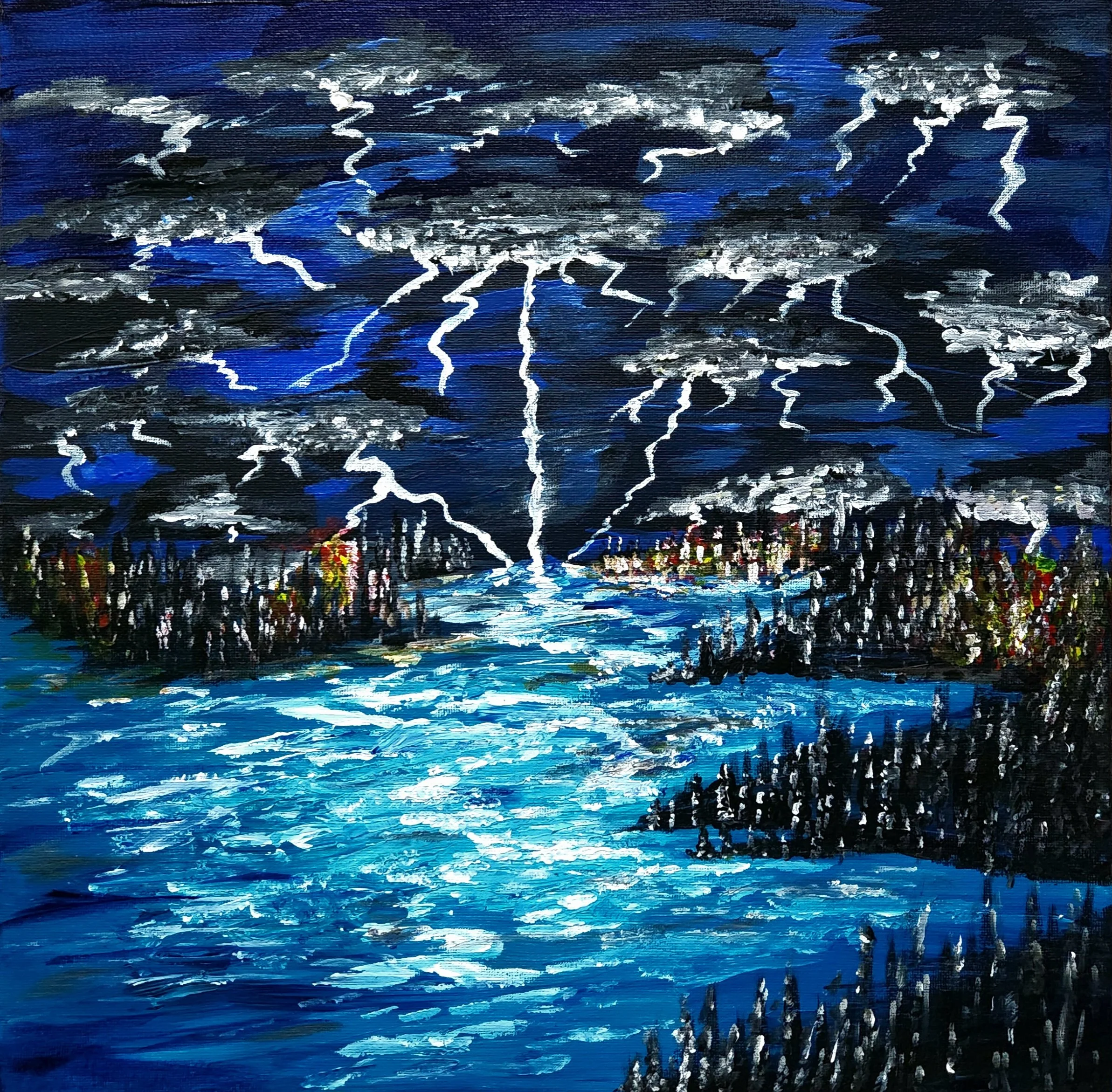 Beacon Of Light
Acrylic Paint
14"x14"