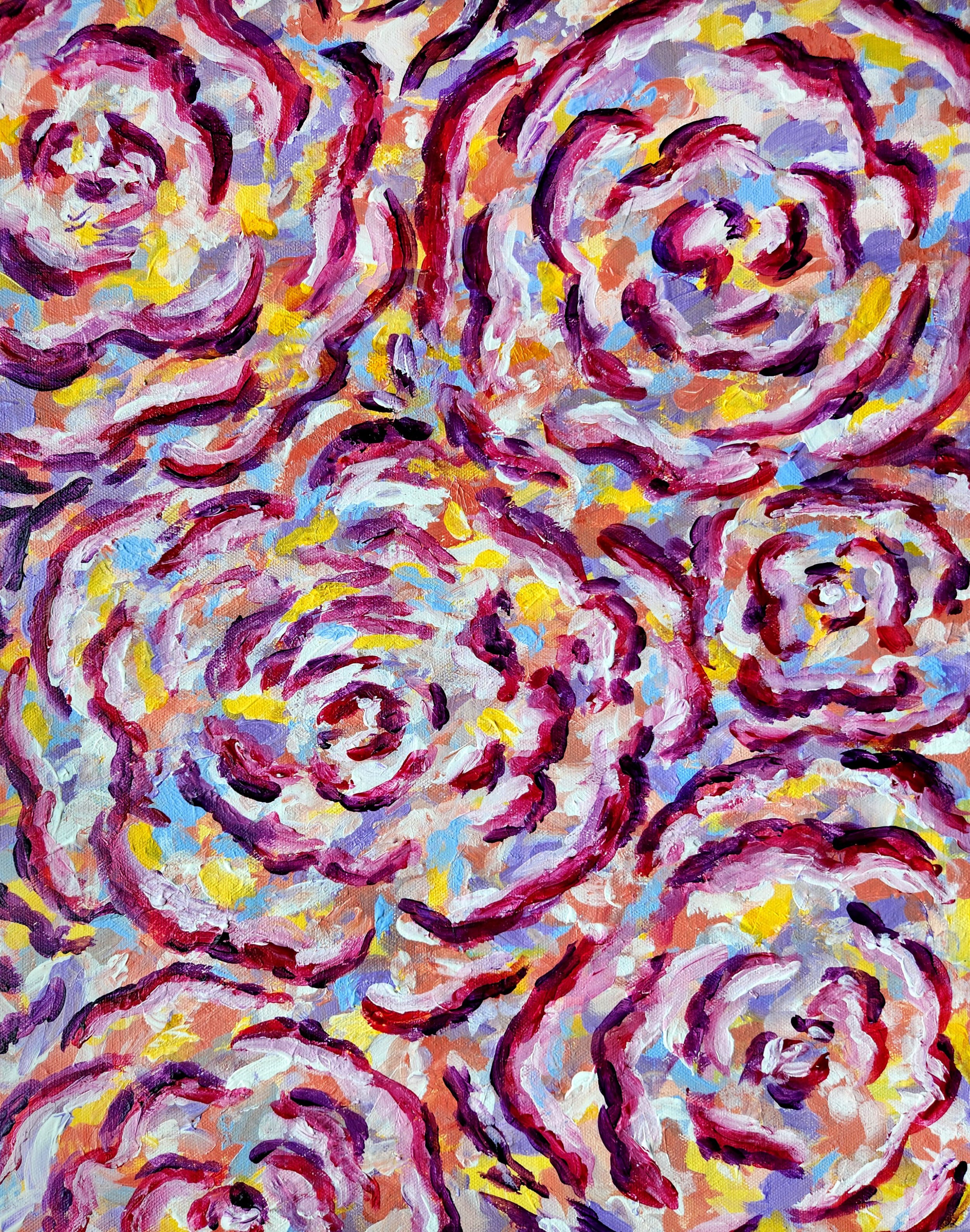 11"x14" Pastel Flowers Print