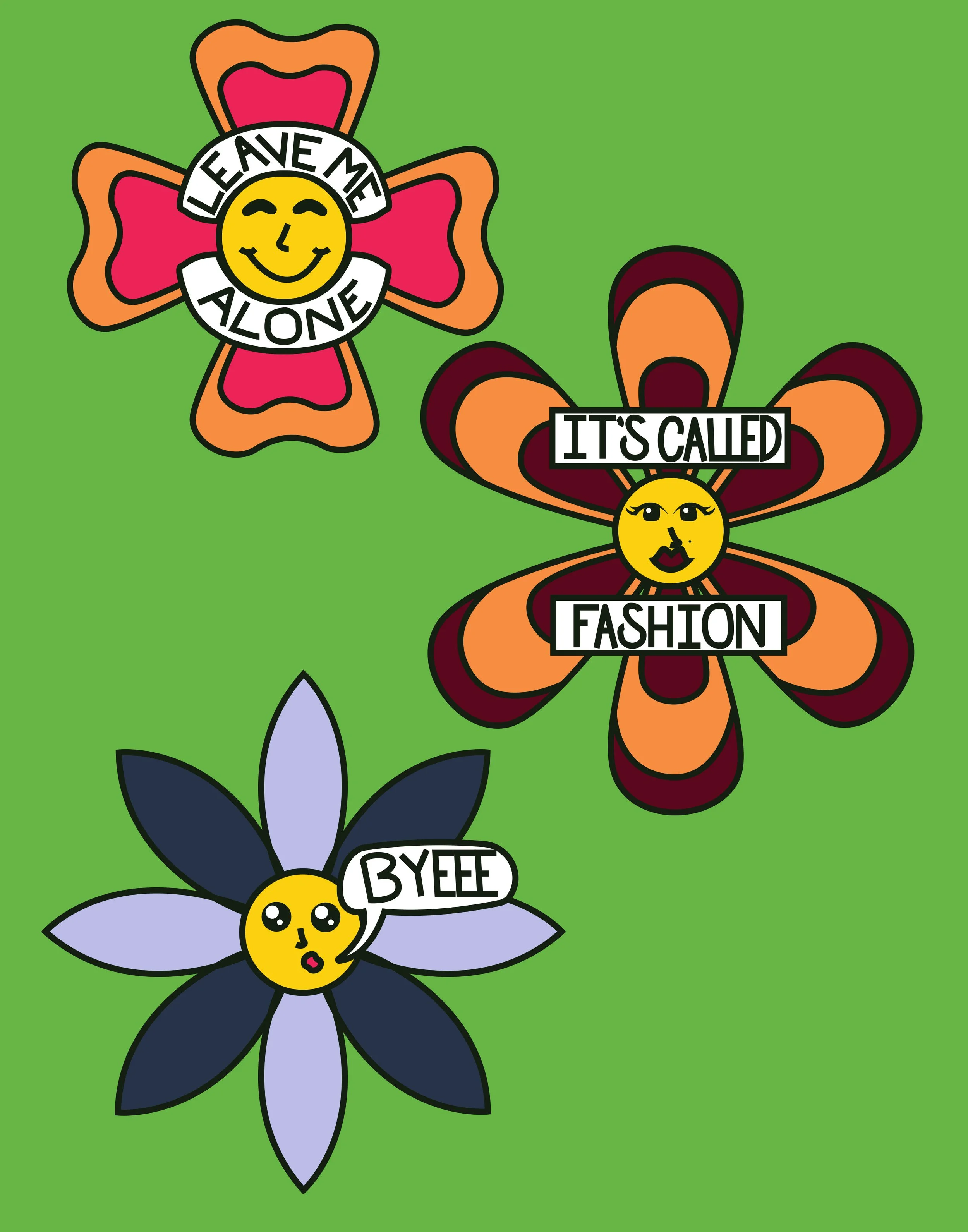 Floral inspired graphics