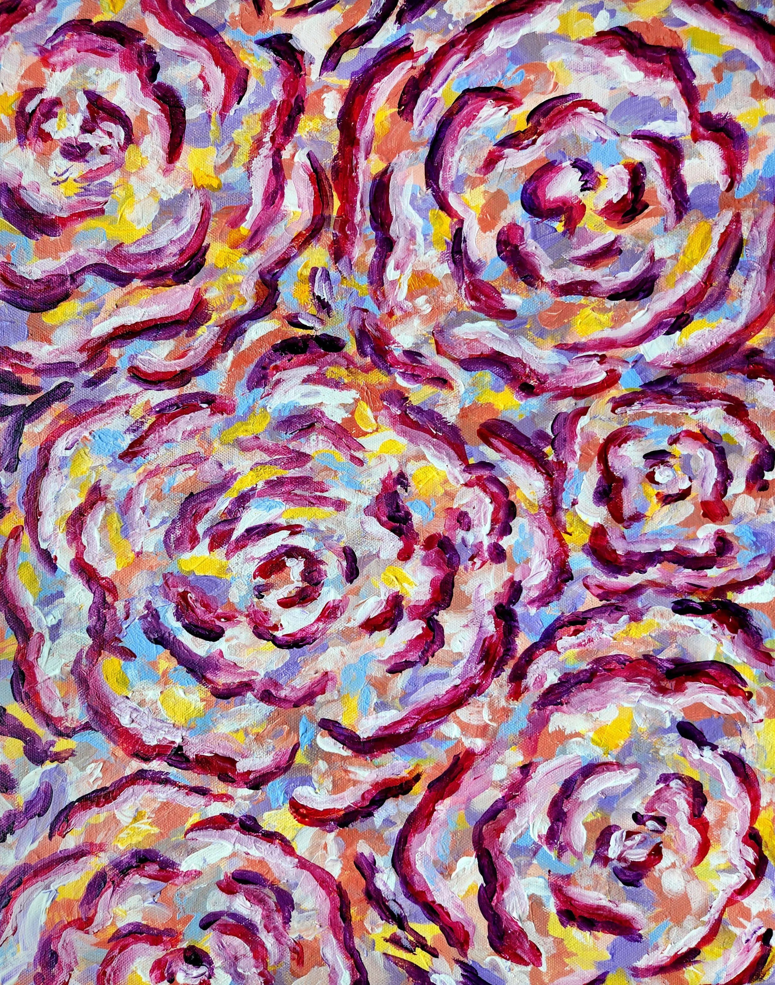 5"x7" Pastel Flowers Print