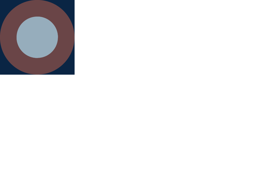An illustration of a toilet bowl with a blue seat, brown lid, and gray interior.