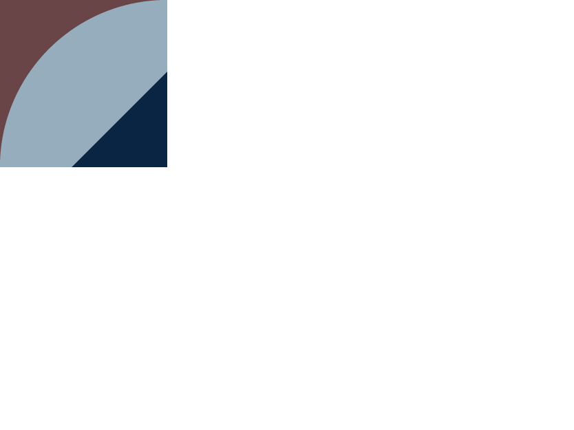 A logo consisting of a stylized, rounded shape with shades of blue, gray, and black.