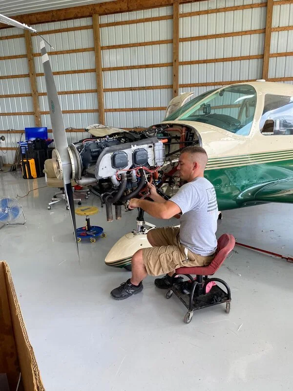 Aircraft engine maintenance and overhaul service at Saginaw H.W. Browne Airport (KHYX) in Saginaw, MI