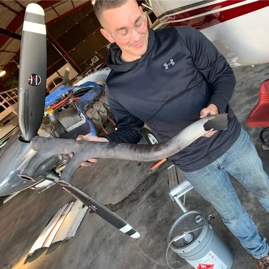 Routine aircraft maintenance service at Saginaw H.W. Browne Airport (KHYX) in Saginaw, MI