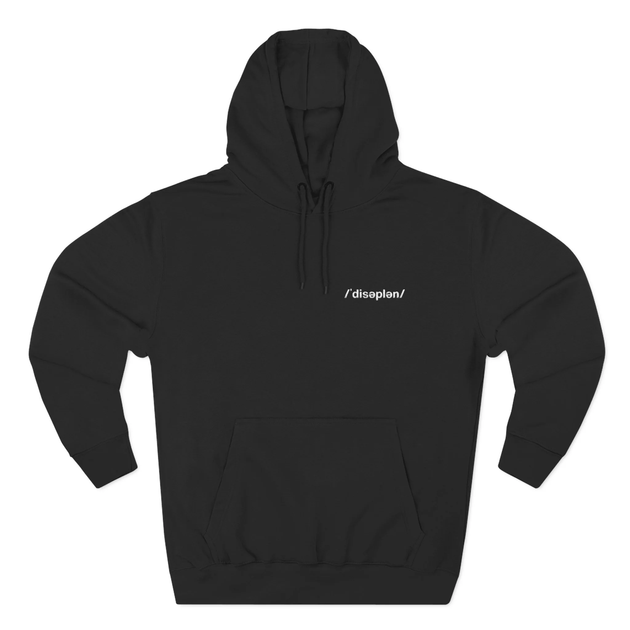 The /ˈdisəplən/ Uniform Hoodie — Black