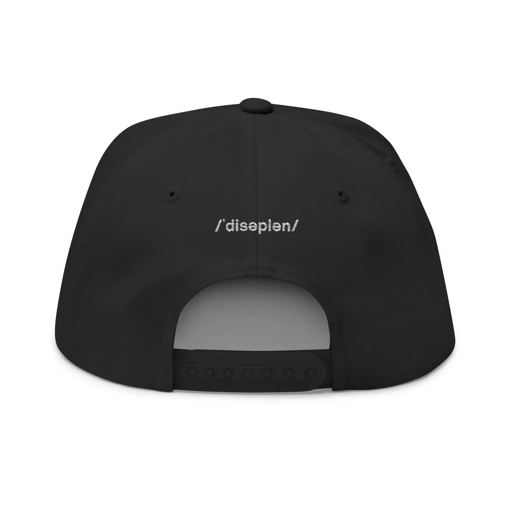 The /ˈdisəplən/ Structured Cap (Black)