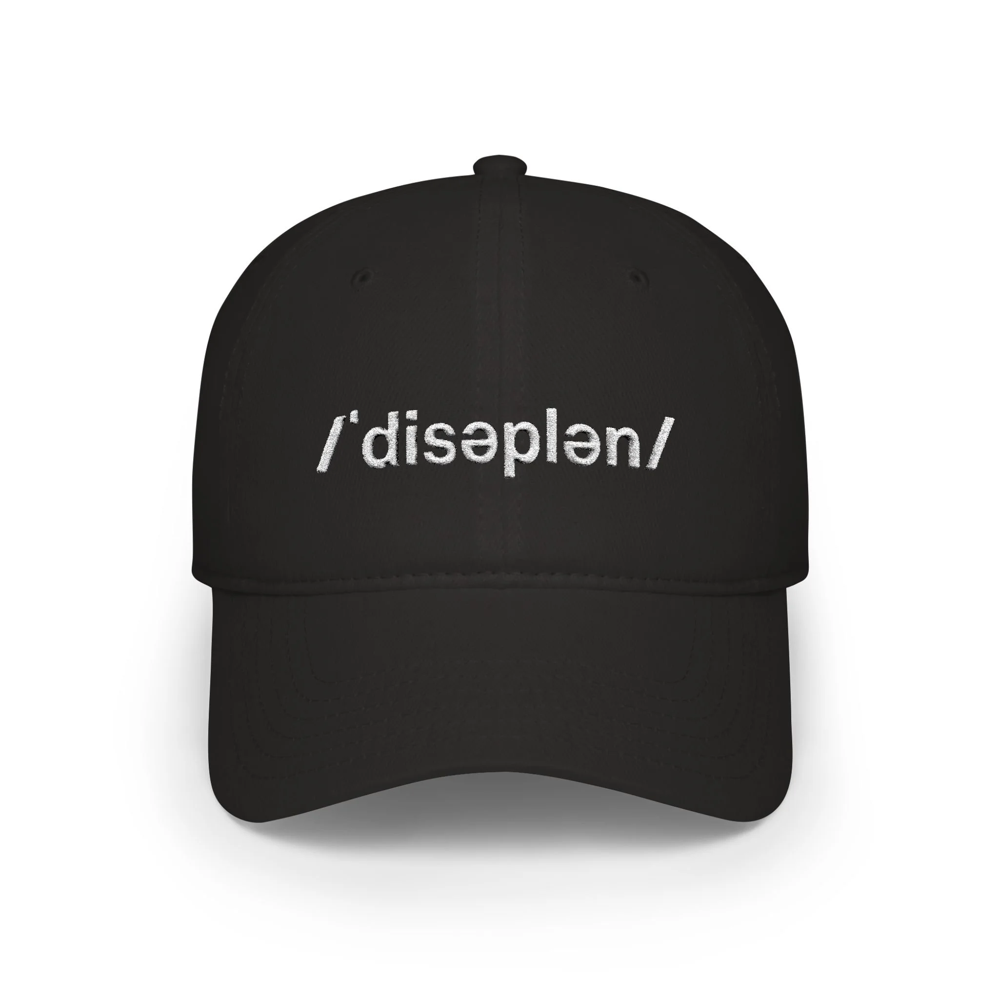 The /ˈdisəplən/ Everyday Cap (Black)