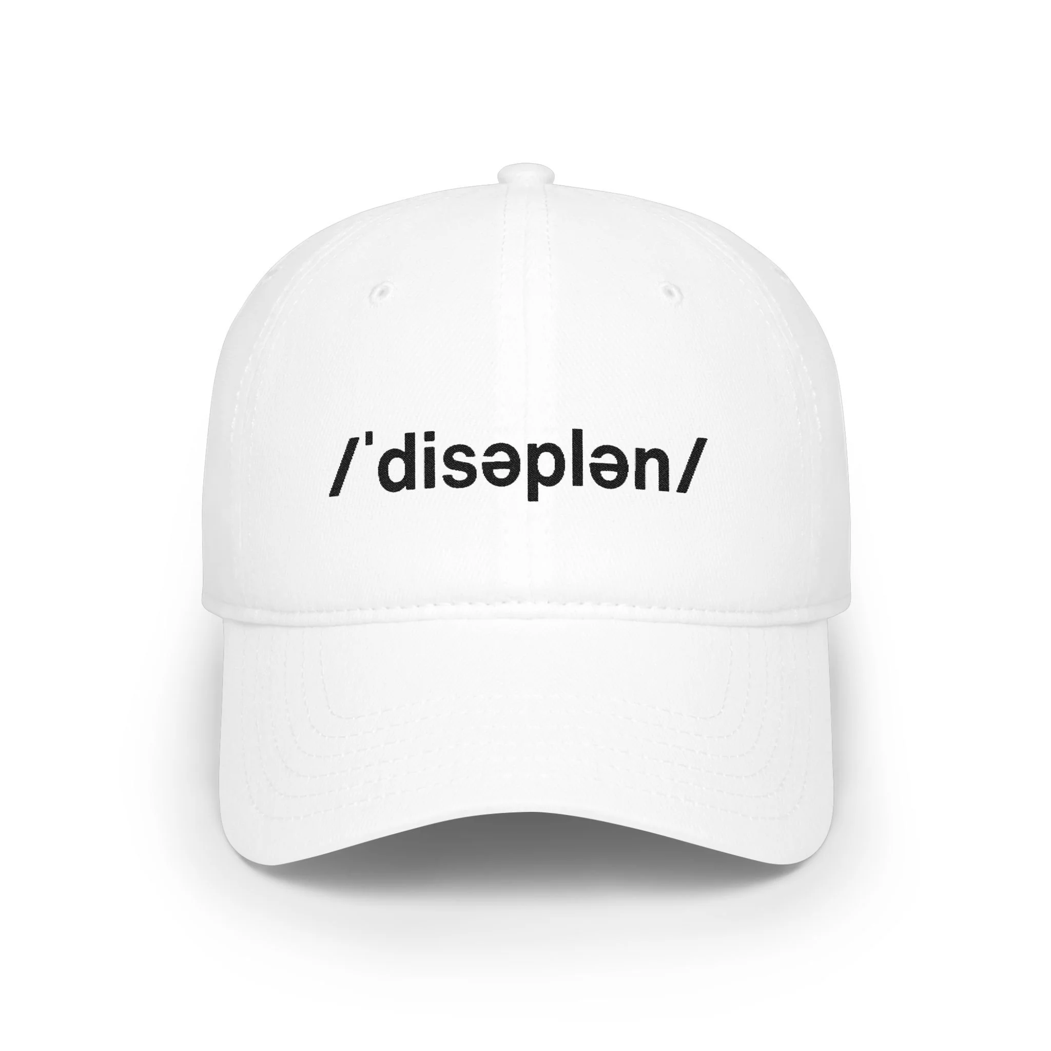 The /ˈdisəplən/ Everyday Cap (White)
