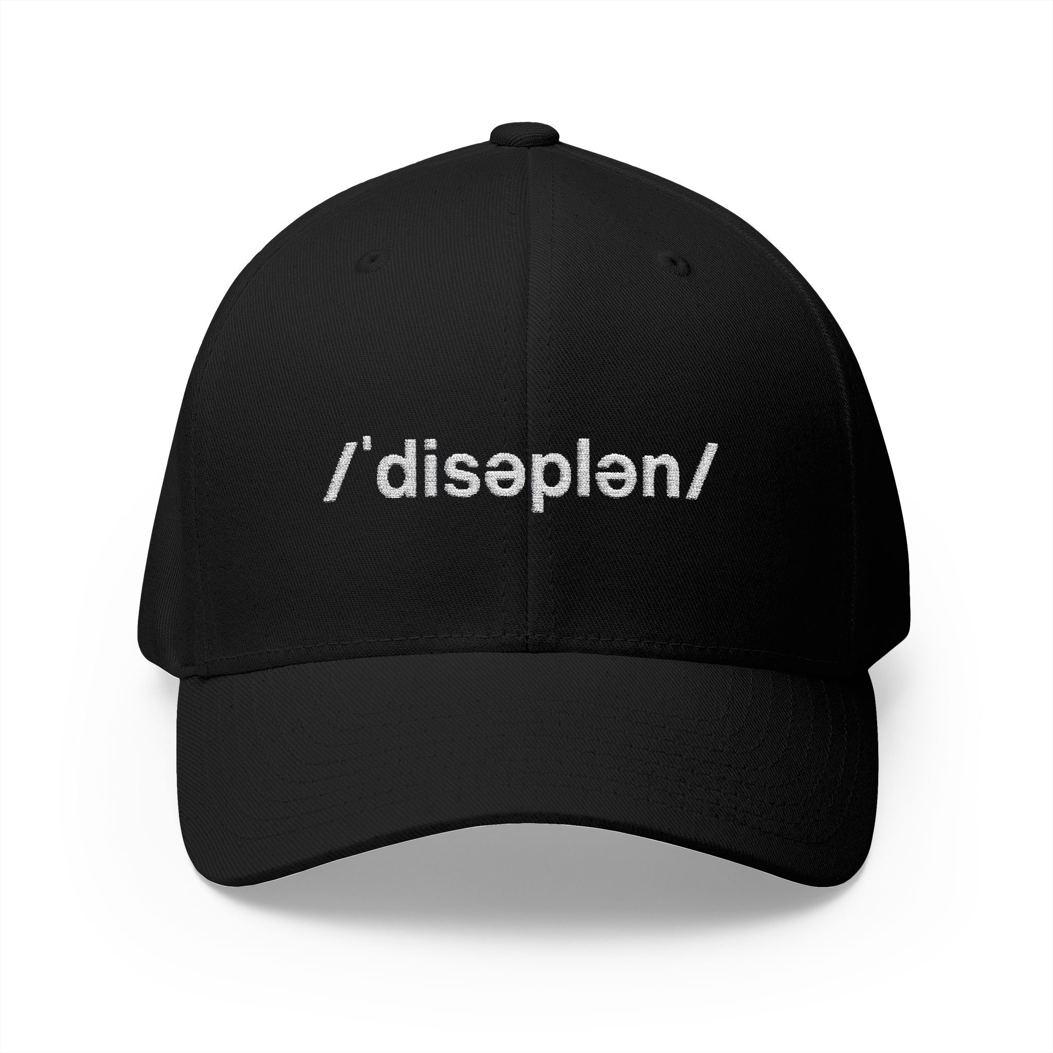 The /ˈdɪsəplən/ Structured Cap Closed Back (White)