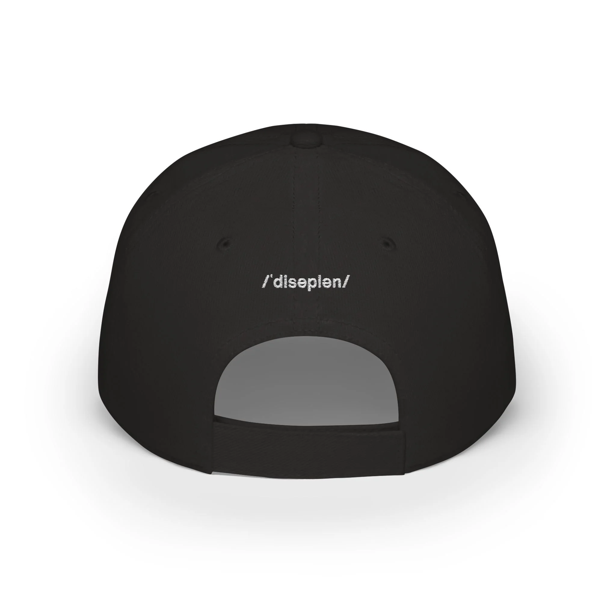The /ˈdisəplən/ Everyday Cap (Black)
