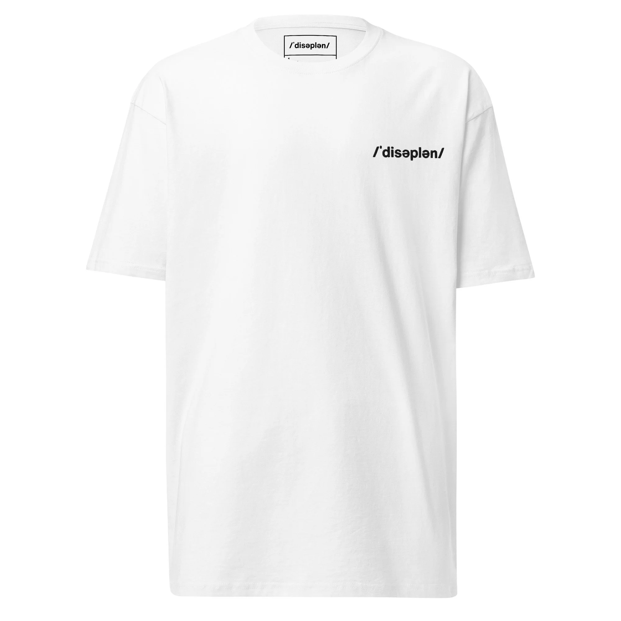 The ˈdisəplən Uniform Tee — White