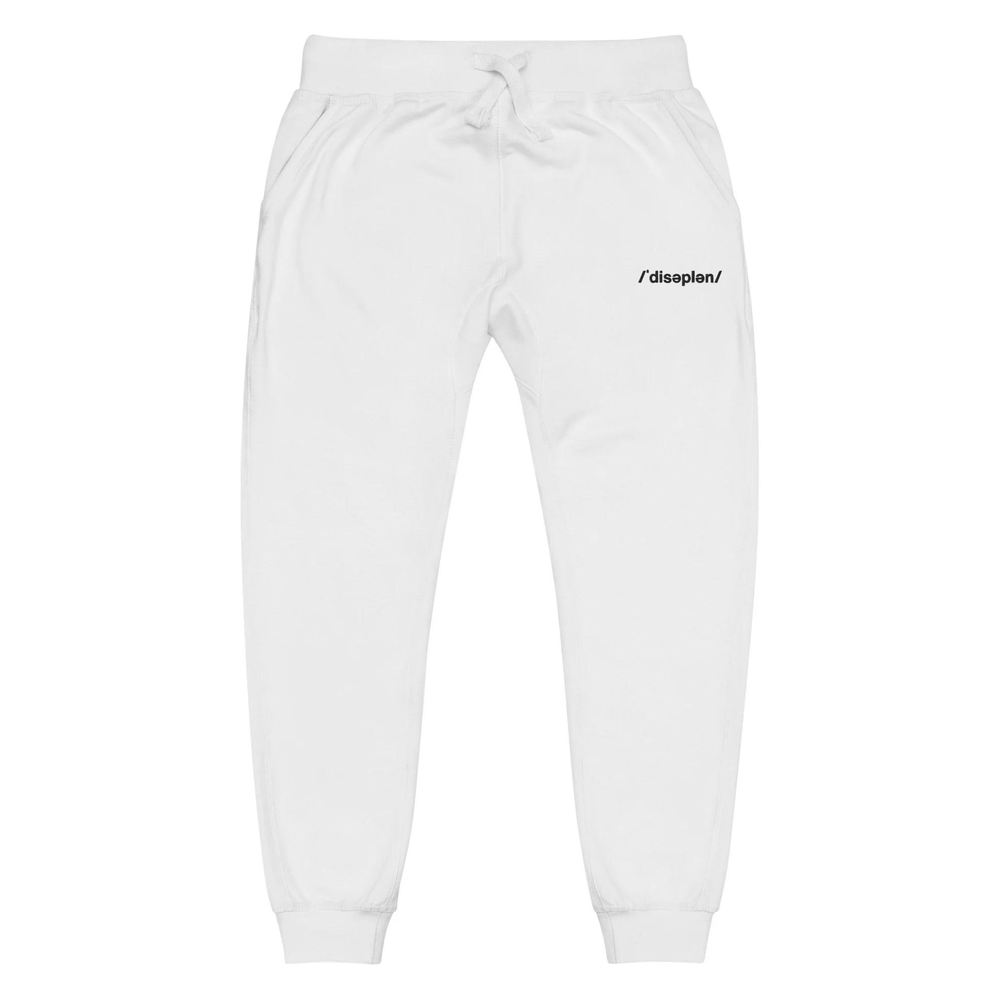The /ˈdisəplən/ Uniform Jogger — White