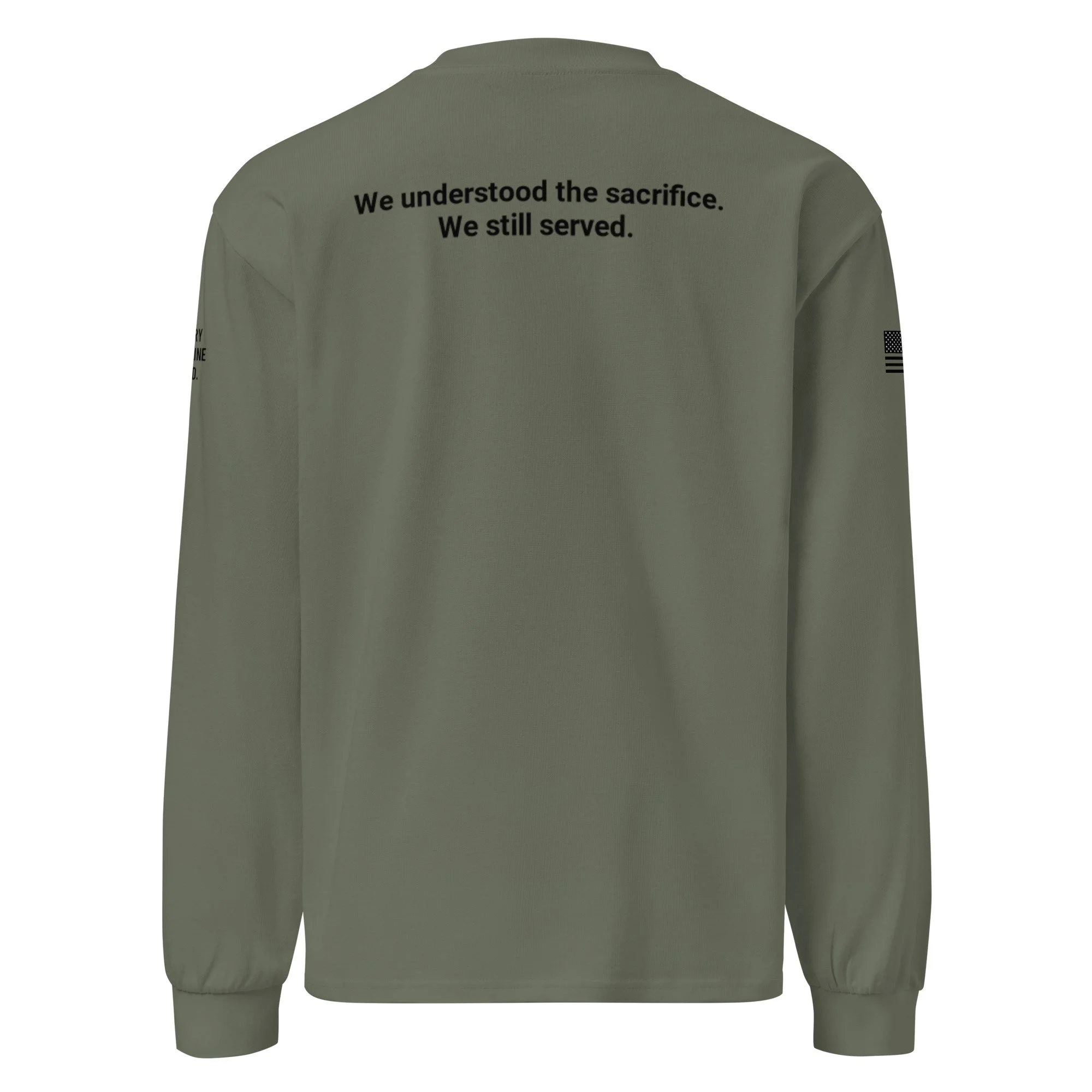 The Standard Long Sleeve Shirt - Military Limited Edition (back)