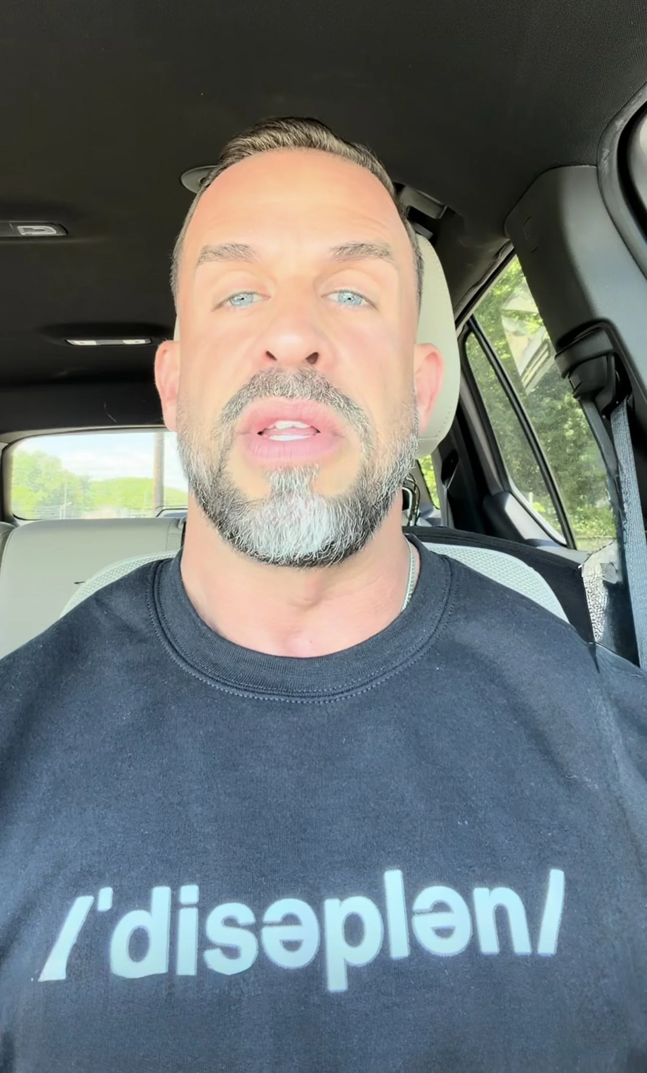 Capt Tom Rizzo wearing the /ˈdisəplən/ Standard Sweatshirt 