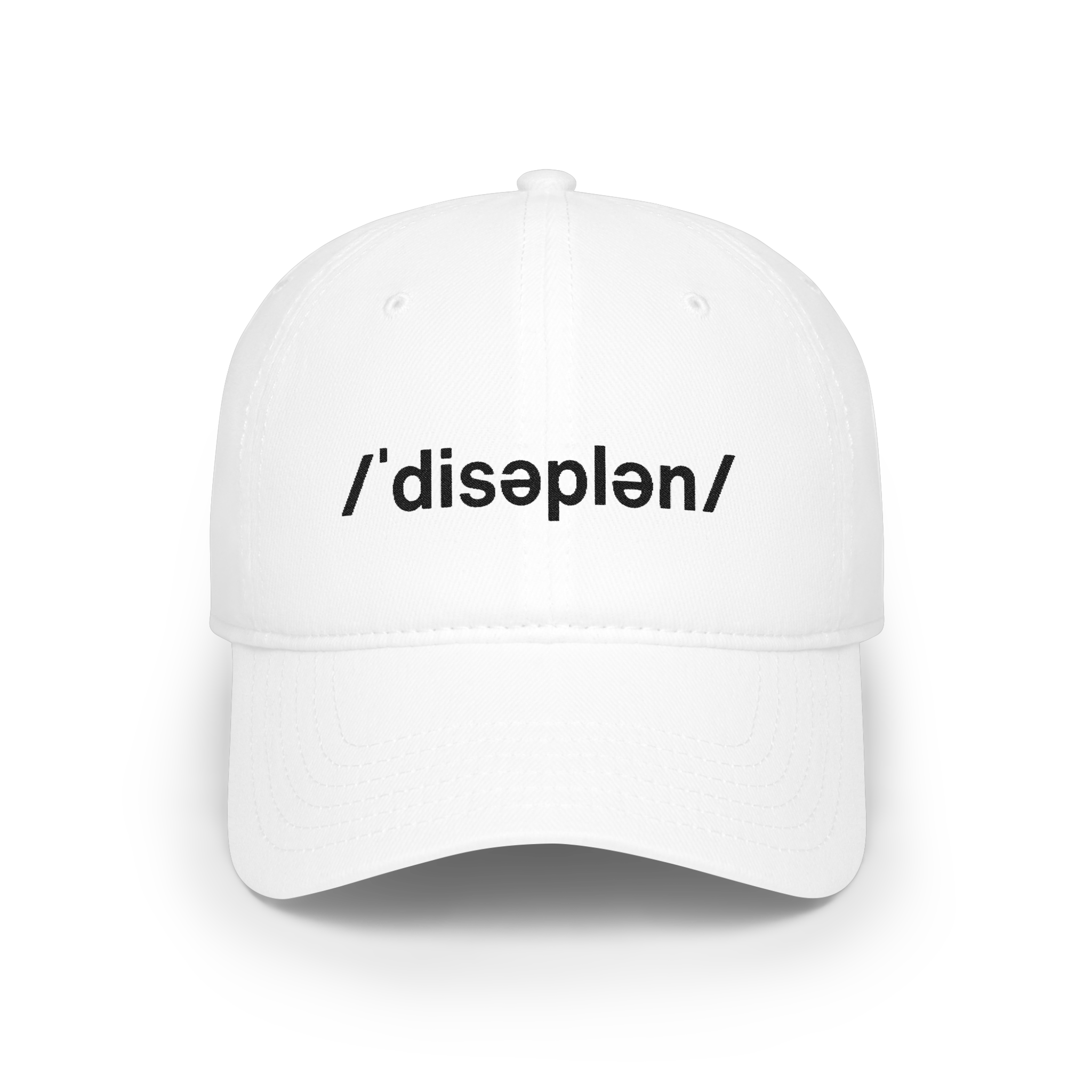 The /ˈdisəplən/ Everyday Cap — White — Best Seller