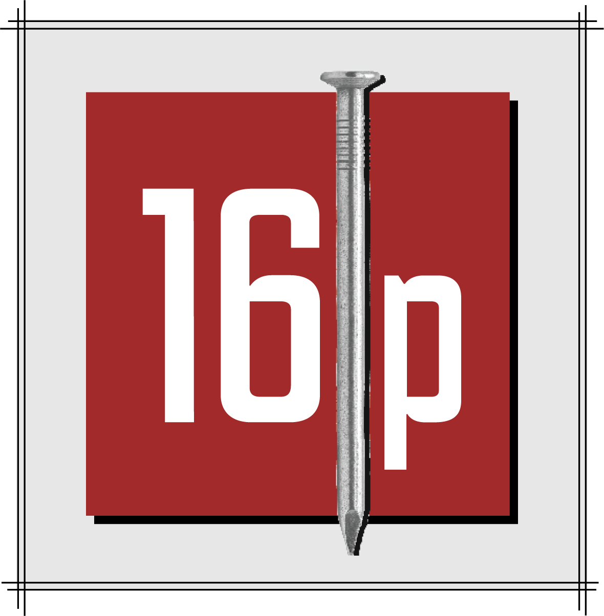 A red and white road sign indicating a speed limit of 16 mph, with a metal nail partially covering the number.