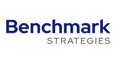 Benchmark Strategies logo in blue and gray text