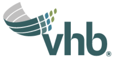 VHB logo featuring a stylized gray and green wing design next to the lowercase letters 'vhb' in teal.