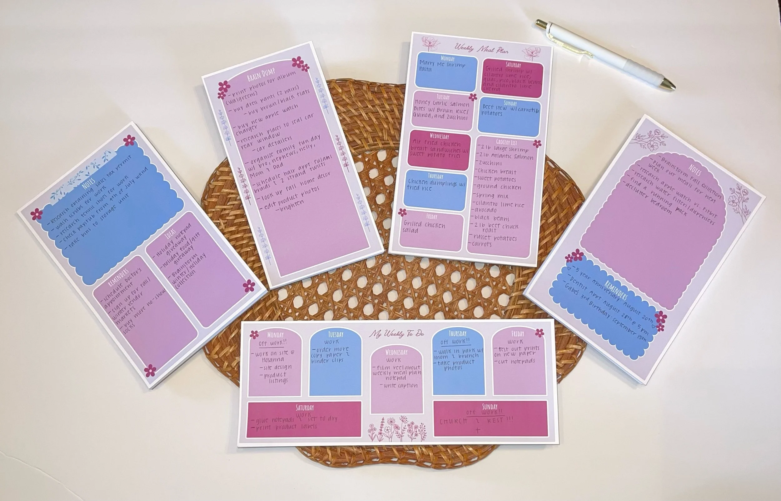 There&rsquo;s something special about having a place for everything, your plans, your ideas, your prayers, your reminders, and even the thoughts that don&rsquo;t quite fit anywhere else.

The Bloom Bundle gives you five intentional spaces to help you