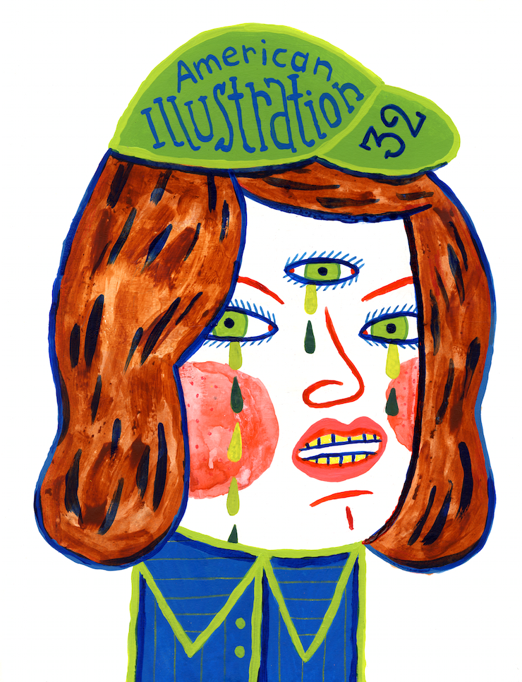 Three-Eyed Girl: American Illustration