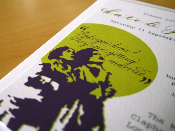 Street Art Wedding Invitations