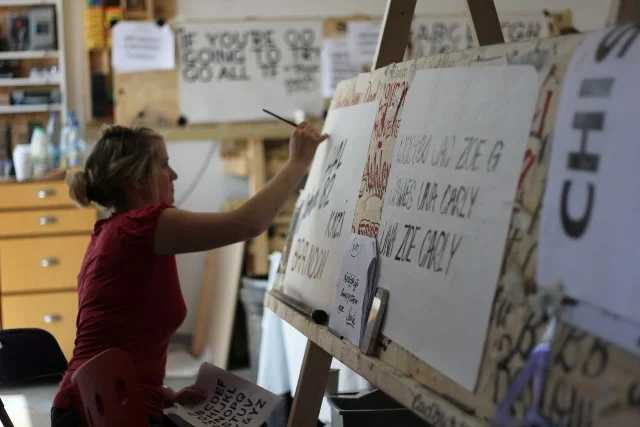 Hand lettering workshops in the UK and Europe