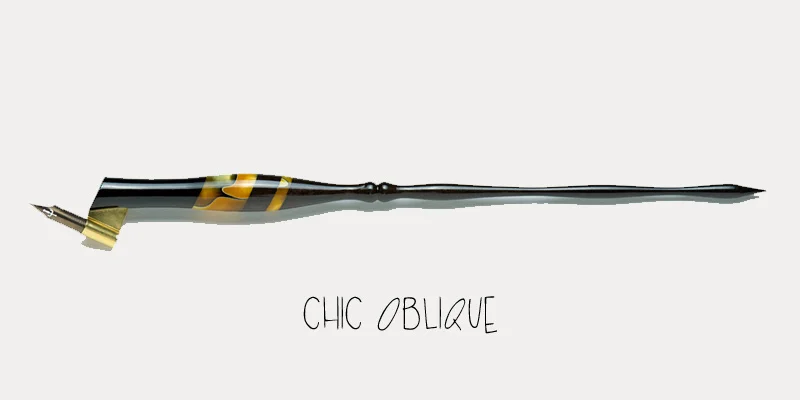 Oblique pen holder from Chic Oblique