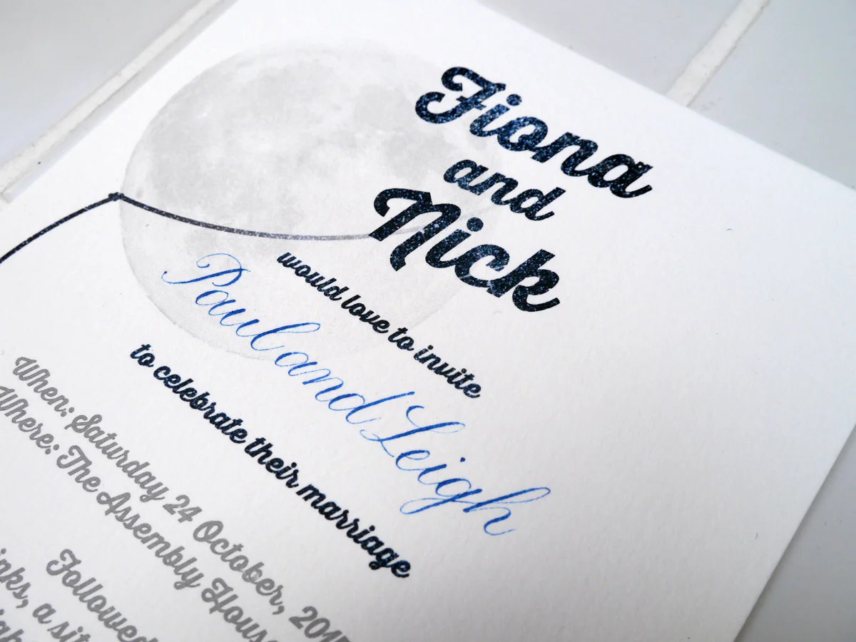 Life is Beautiful wedding calligraphy