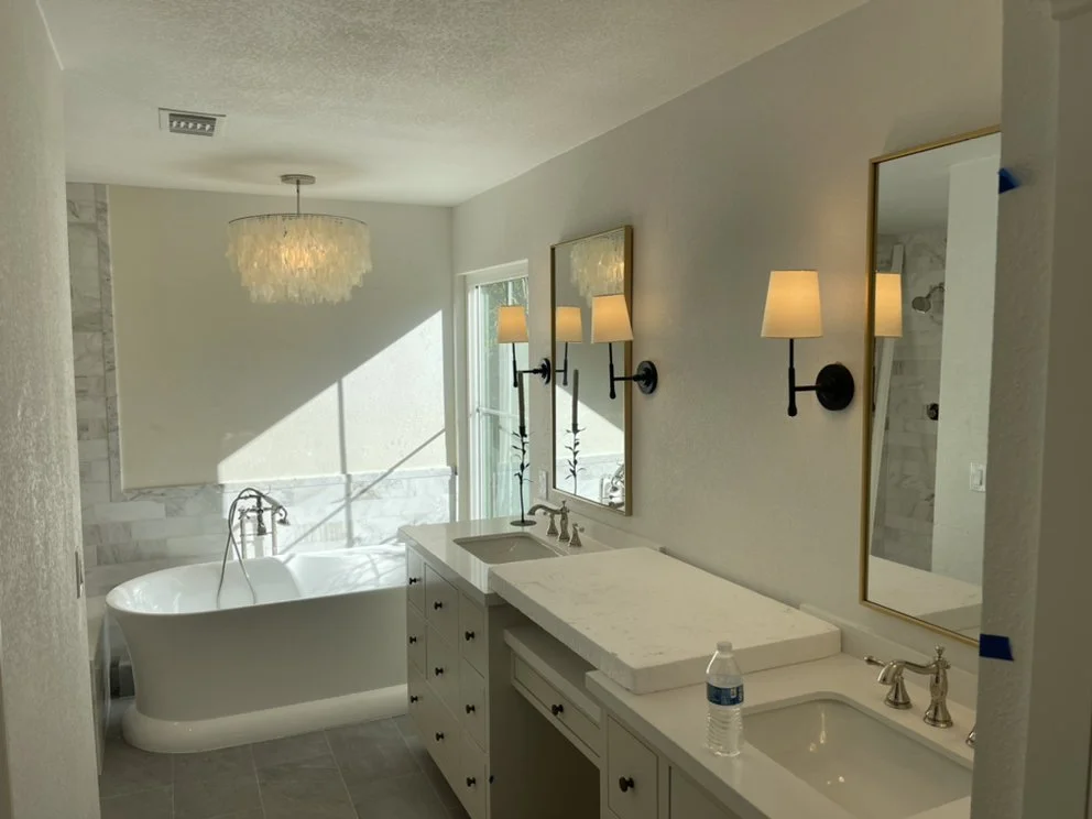 BATHROOM LIGHTS INSTALL