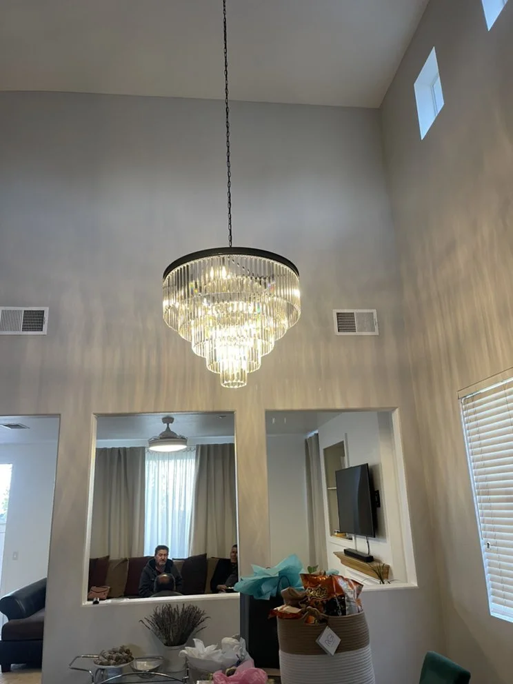 CHANDELIER INSTALL