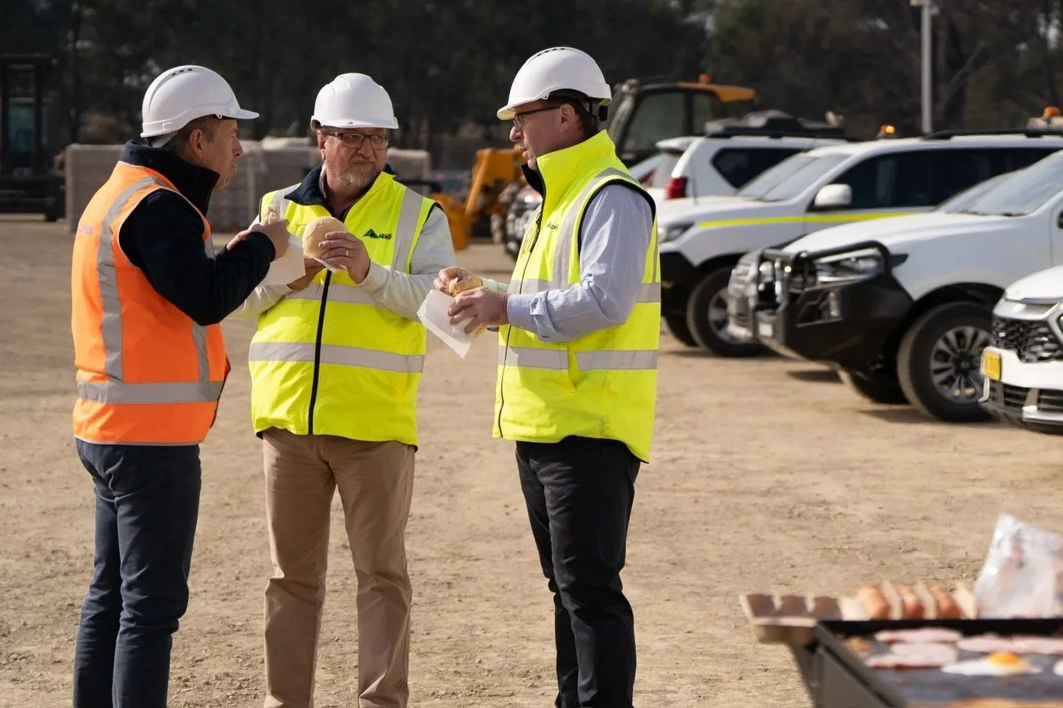 Site team gathering highlights local jobs and community benefits at Wangaratta Solar Farm