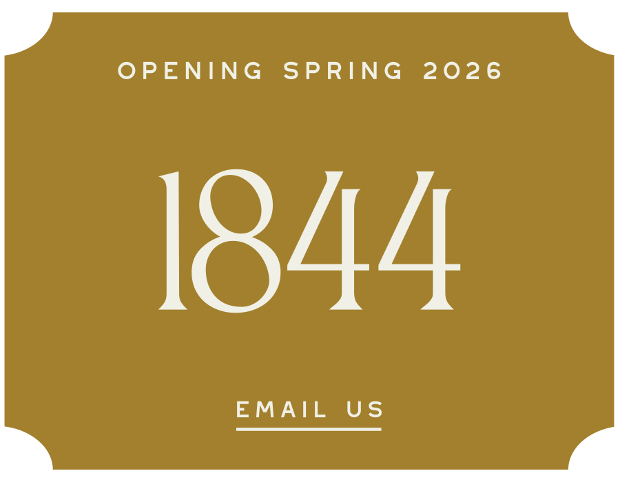 Opening Spring 2026 - email us