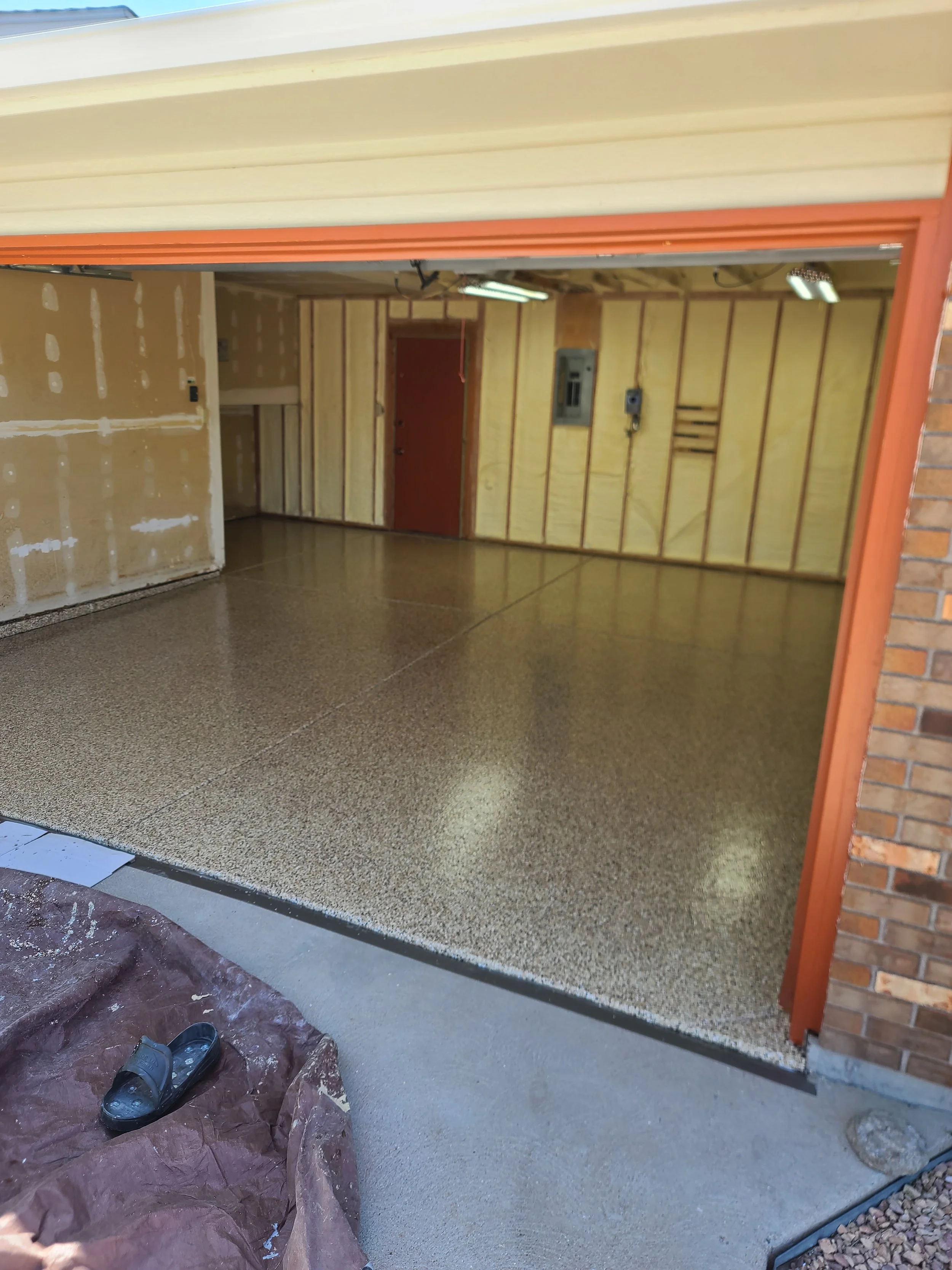 Garage coating AFTER