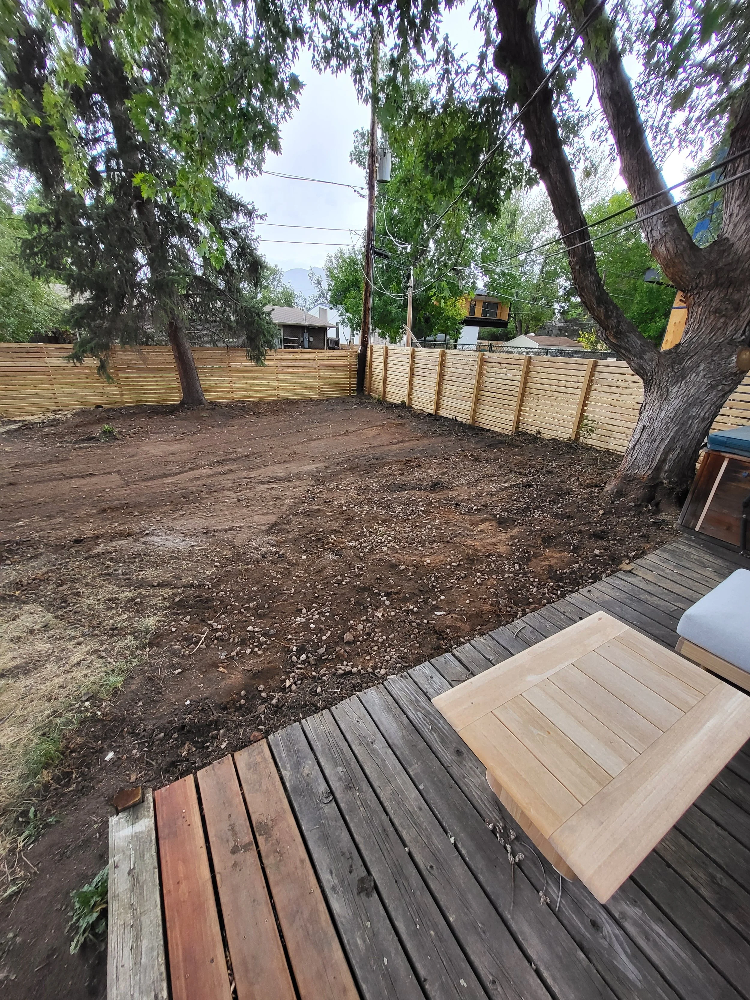 Fence Replacement and Soil Grading