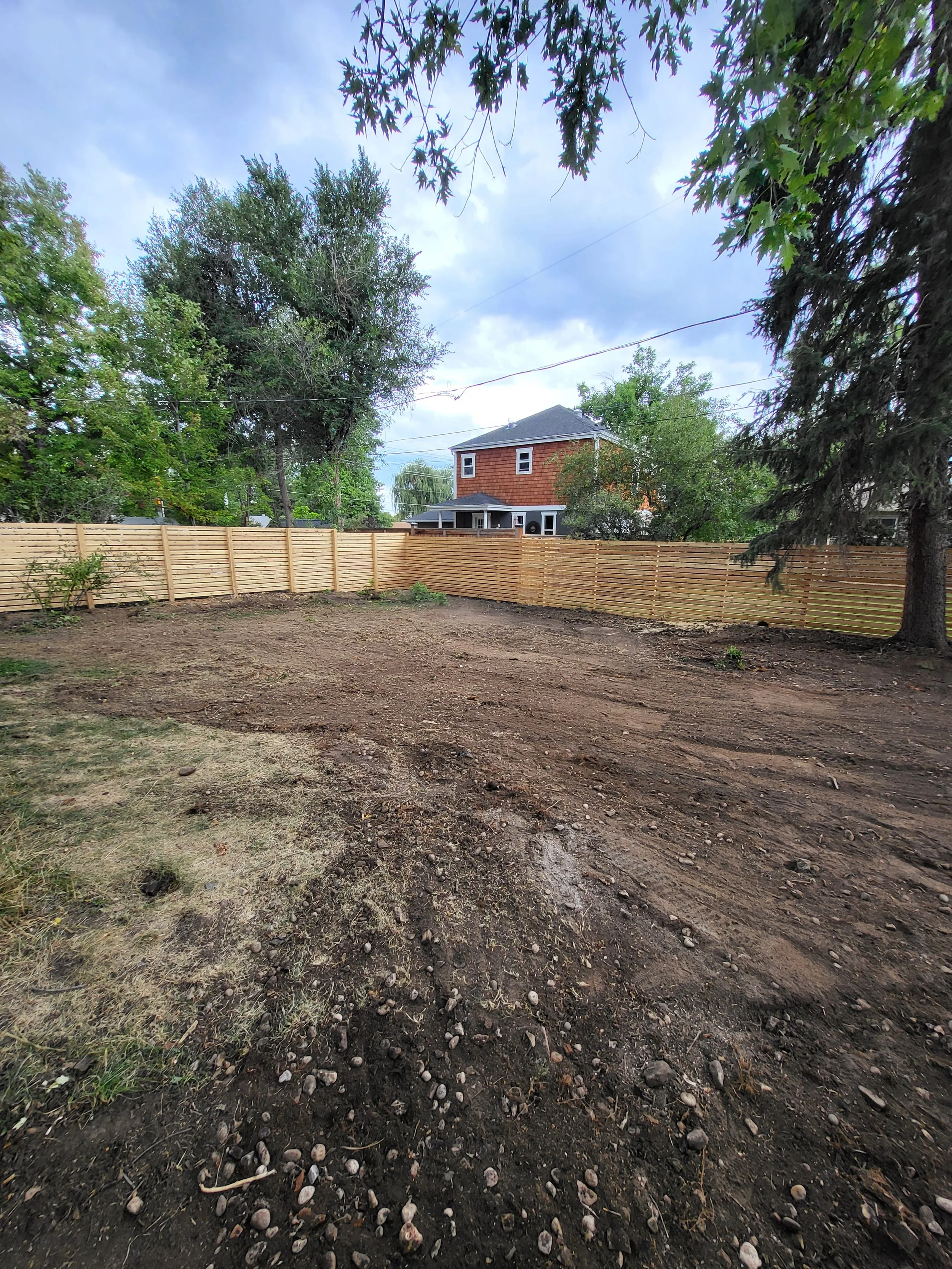 Fence Replacement and Soil Grading