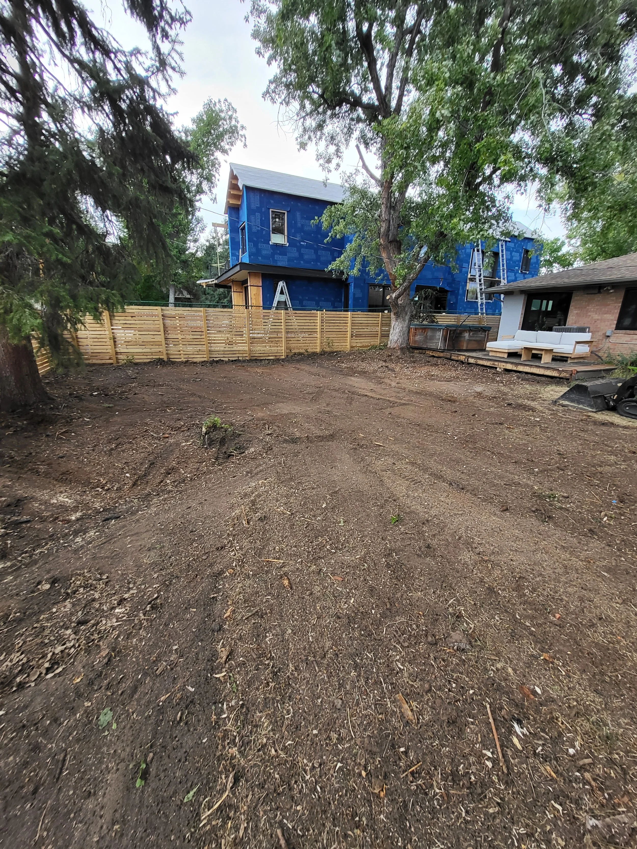 Fence Replacement and Soil Grading